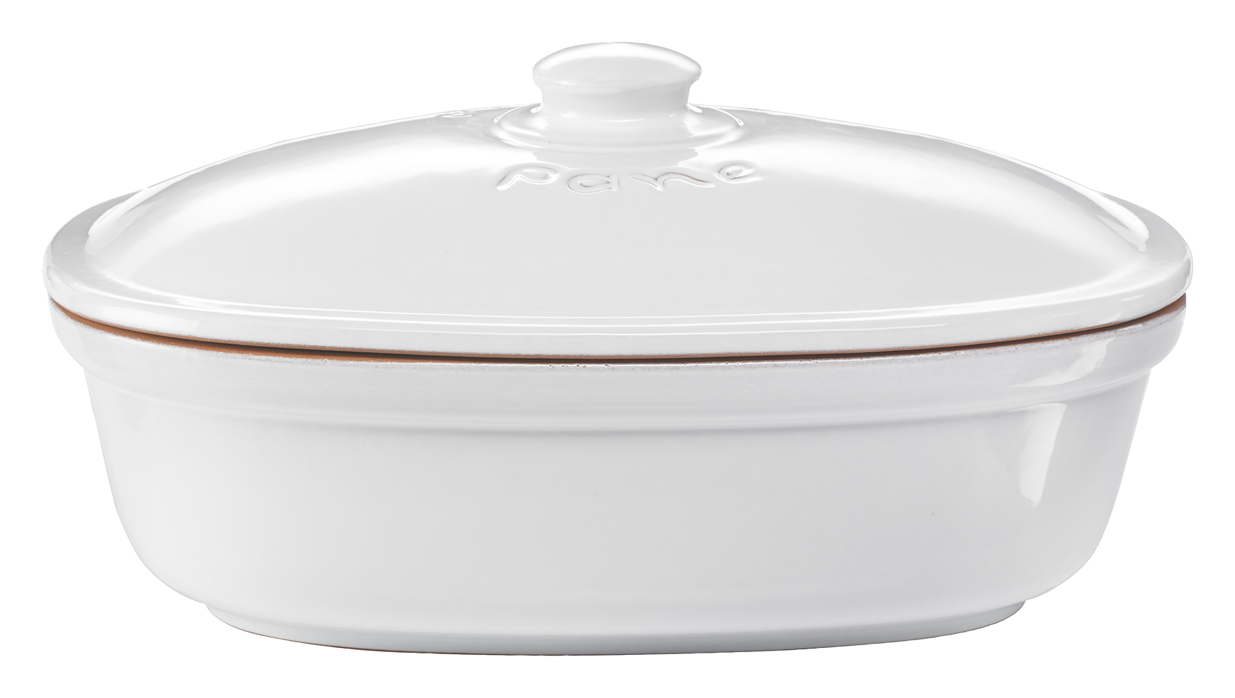 Brottopf oval weiss 29.5cm