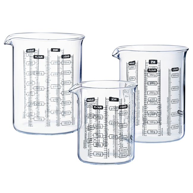 Messkrug Glas 0.25l
