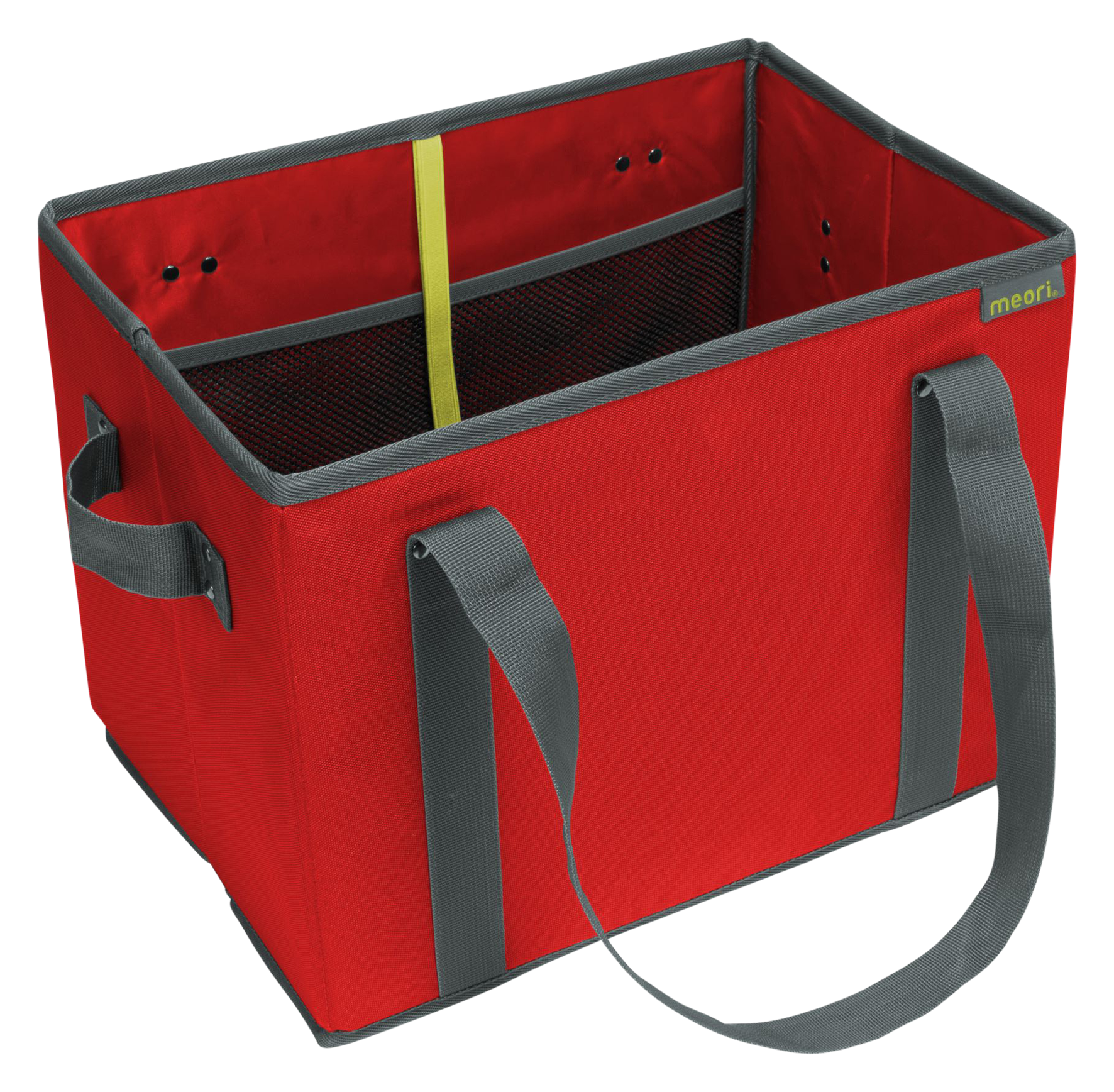 Einkaufskorb faltbar red