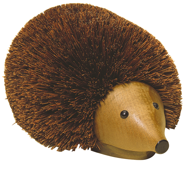 Schuh-Igel Buchenholz Bassine