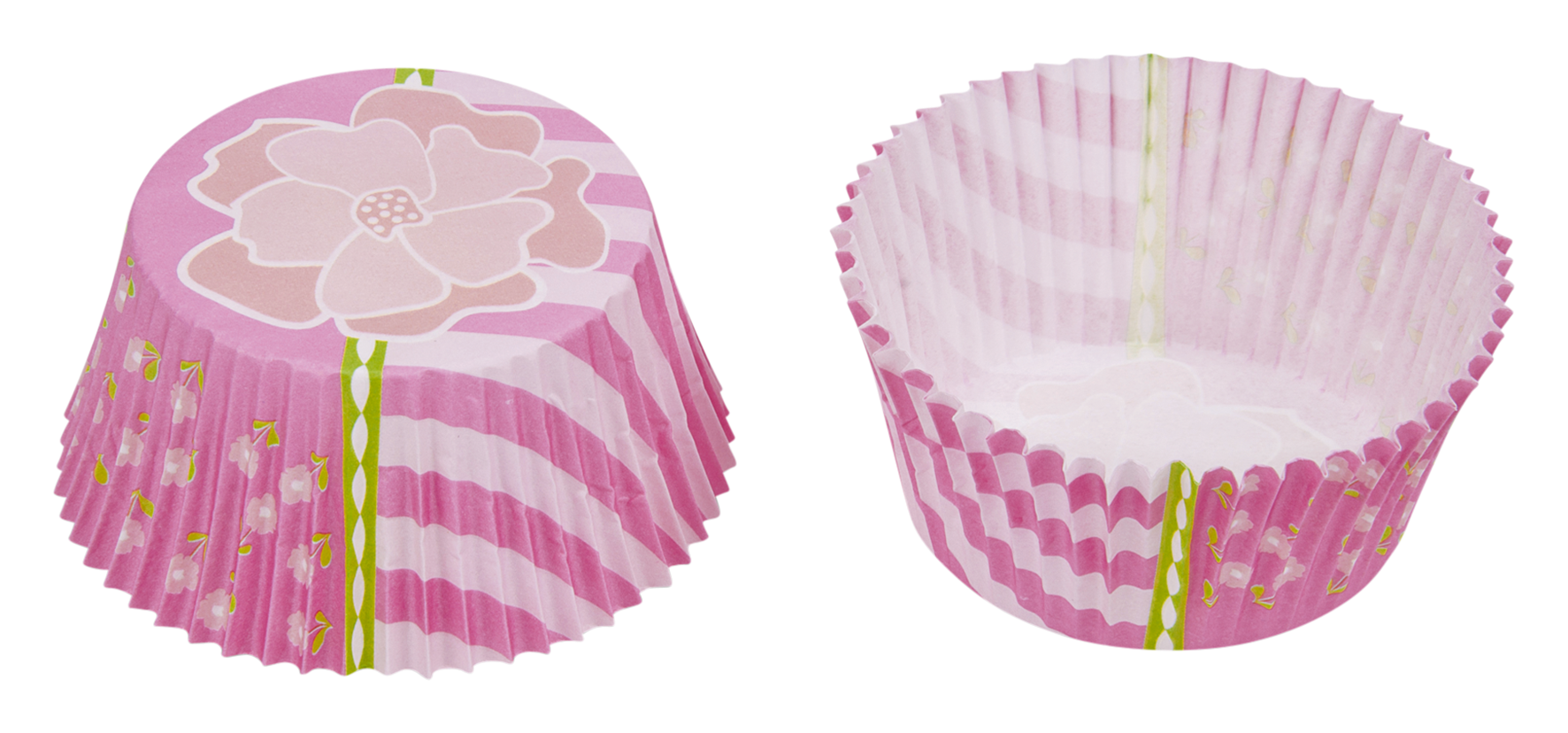 Papierbackf Blume pink 50er