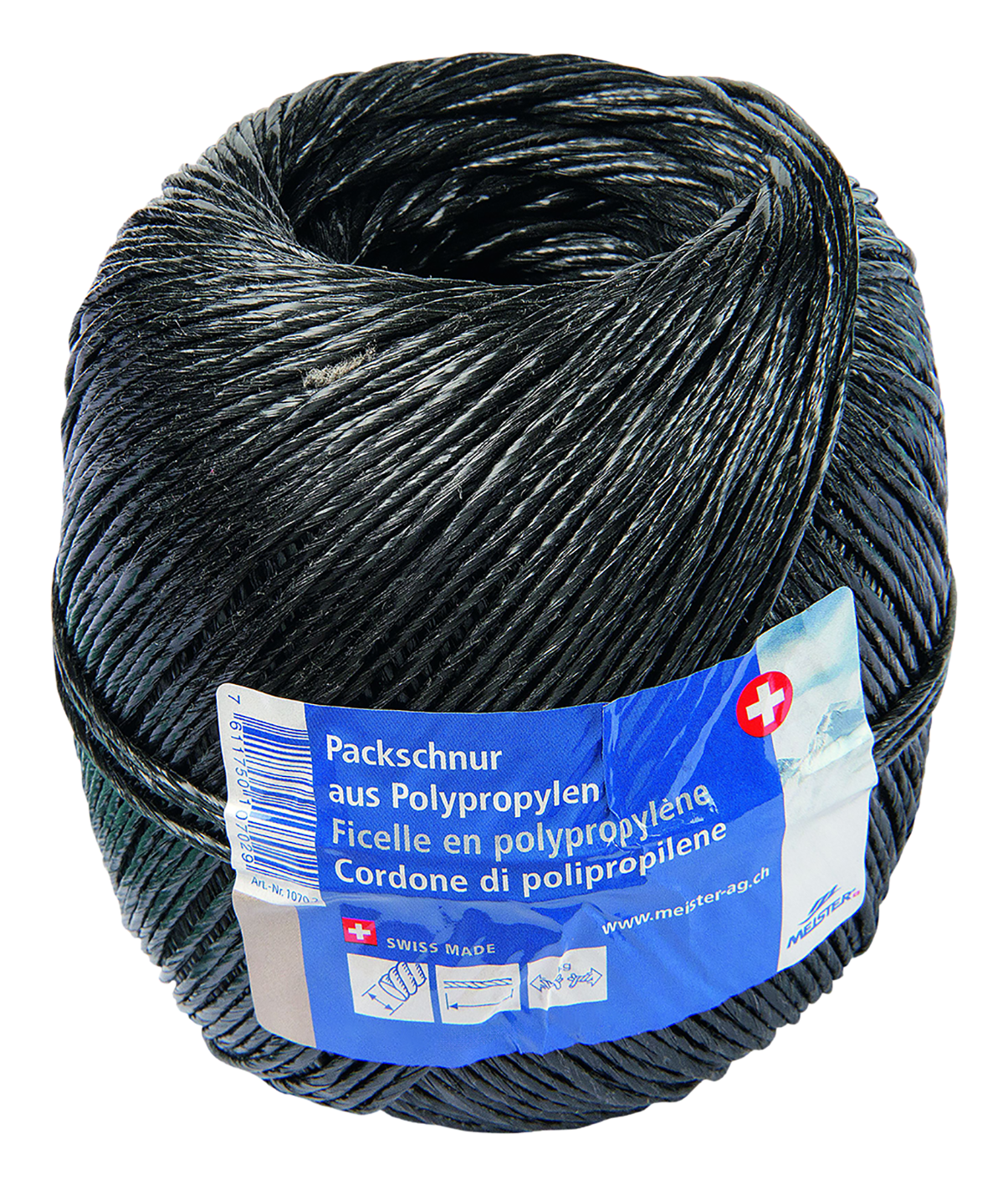 Packschnur schwarz ø4mm 150m