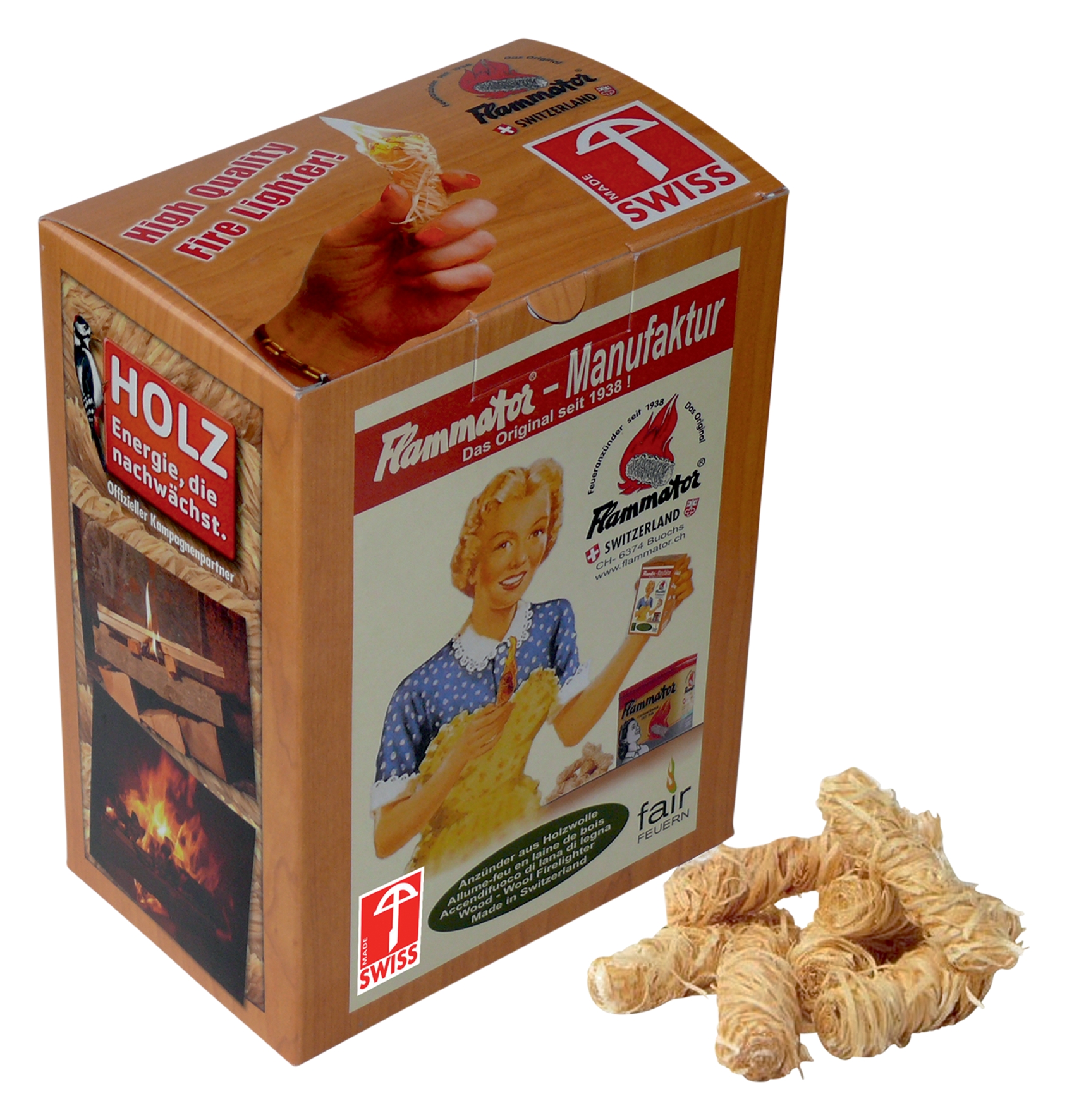 Feueranzünder 600 g Schachtel