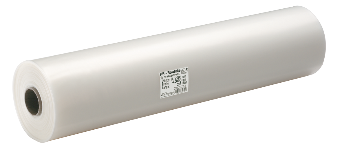 PE-Folie transp. 2x50m 0.20 mm