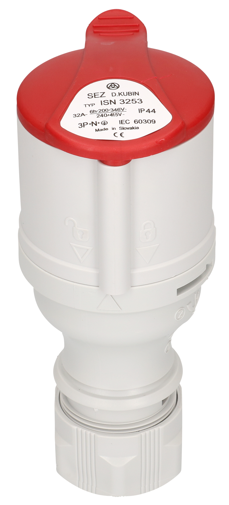 KupplungCEE 5P 32A400V IP44 rt