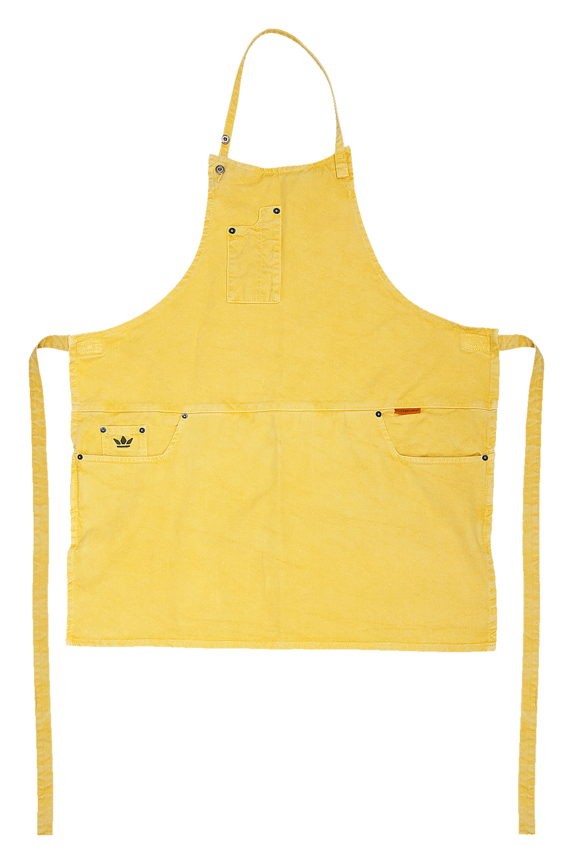 Schürze 5-P. Slim Fit yellow