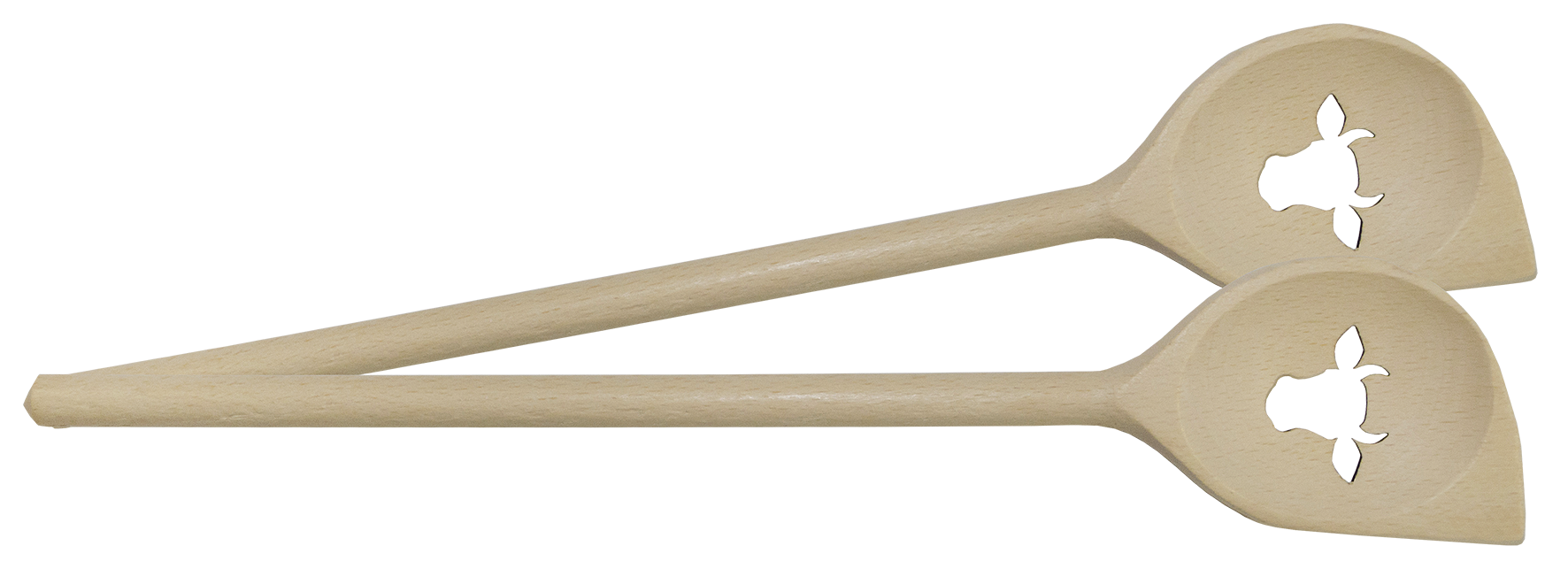 Lochkelle Kuh Holz 2Stück Lochkelle Kuh Holz 2Stück