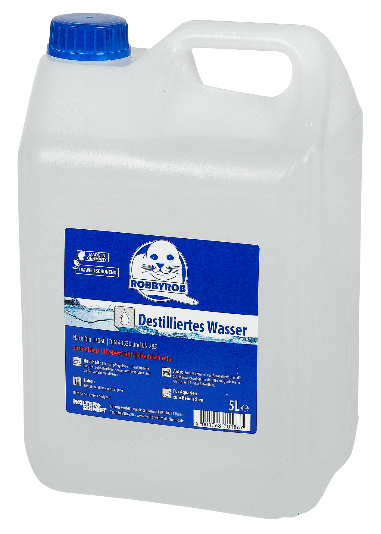 Destilliertes Wasser 5 l