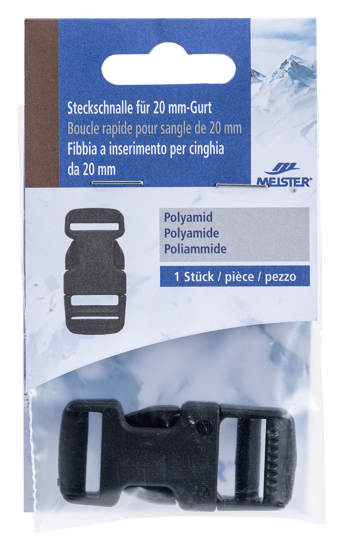 Steckschnalle 20 mm PA Steckschnalle 20 mm PA