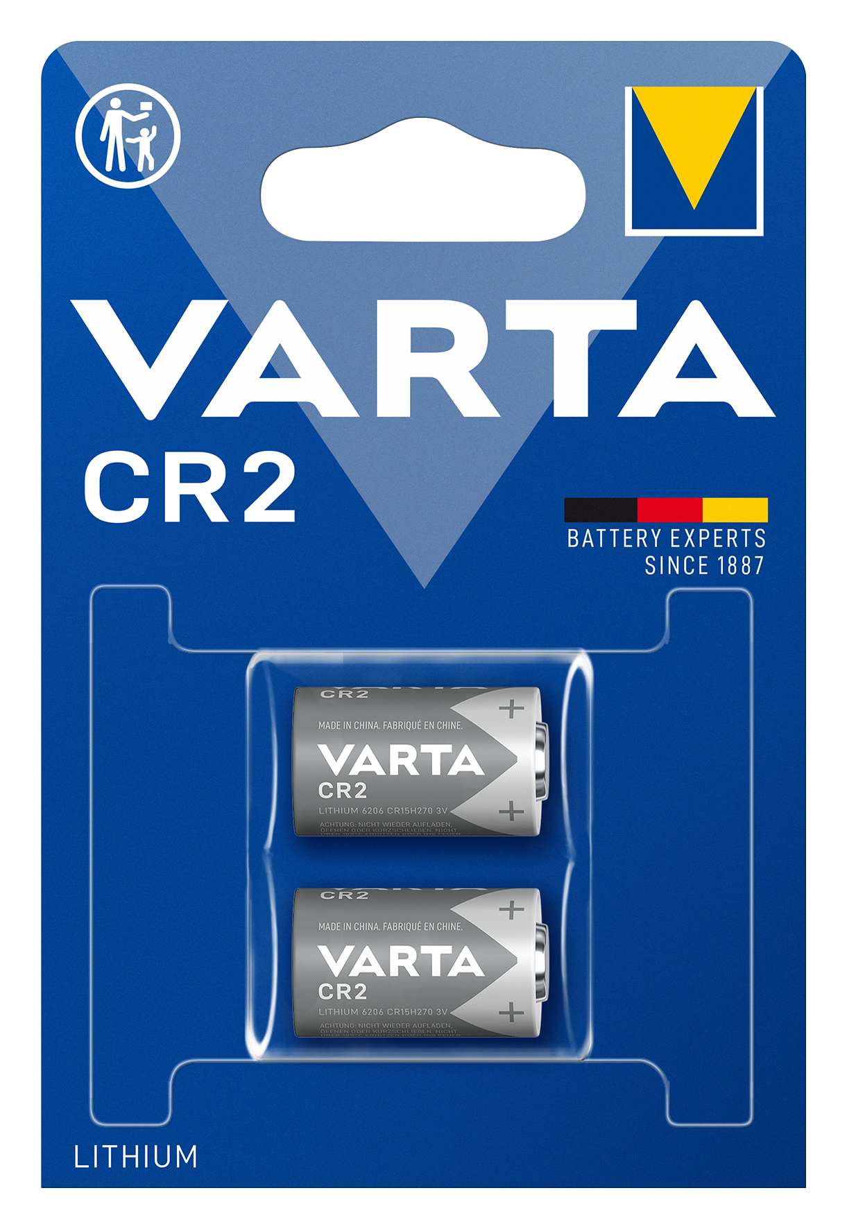 Batterie Lithium CR2 2Stk.