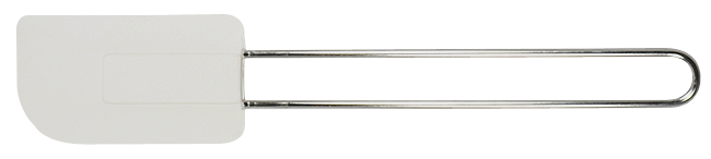 Teigschaber Stiel Inox 25cm