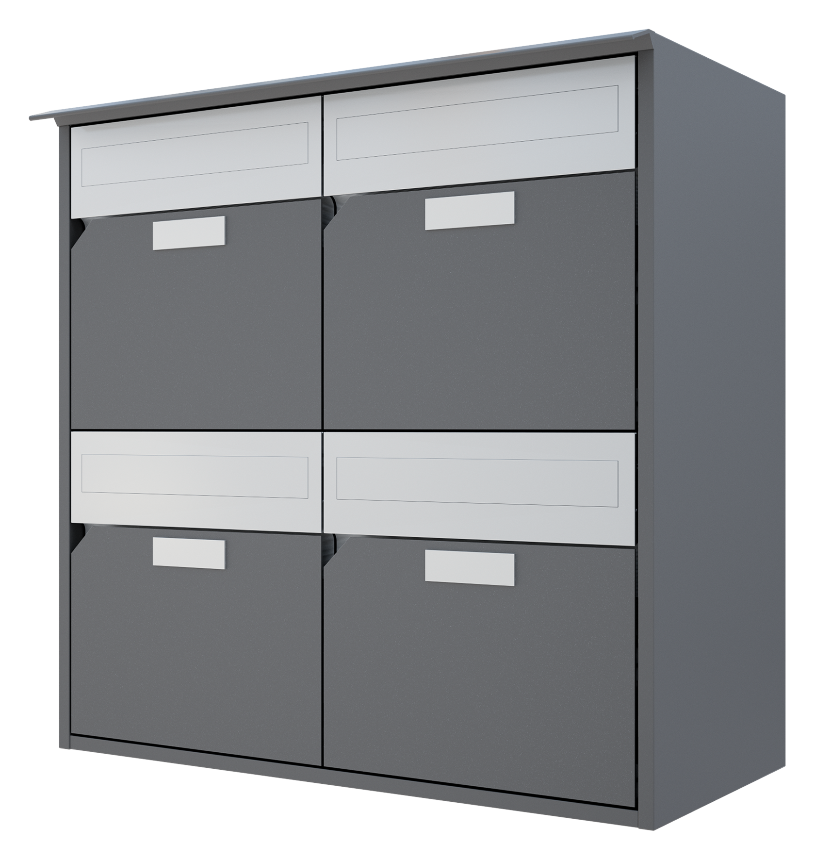 Briefkasten Alu 300 2X2,SG,FF Briefkasten Alu 300 2X2,SG,FF