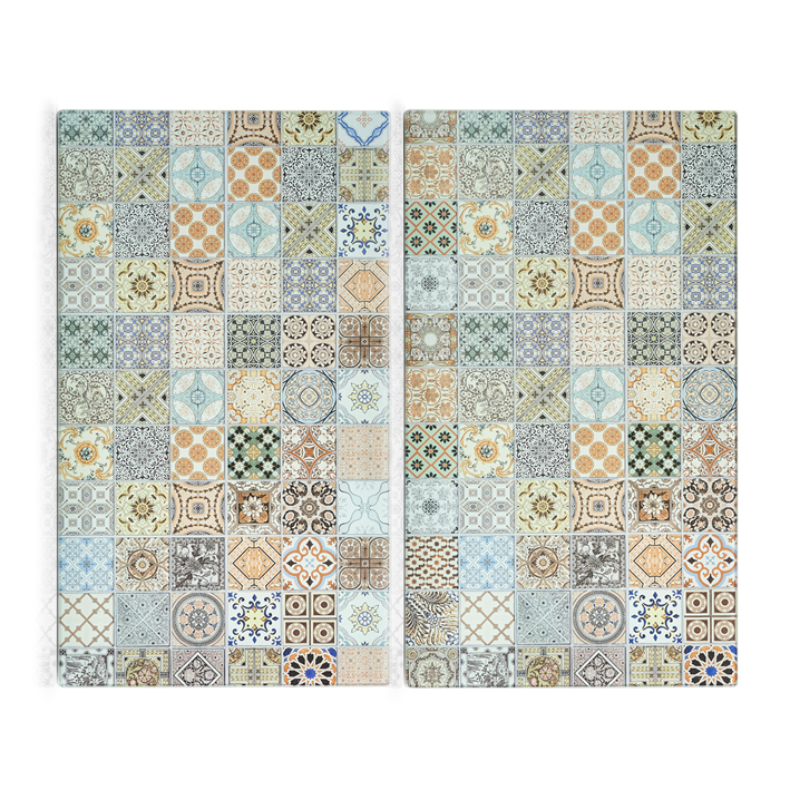 Herdabdeckplatte Mosaik 2St.