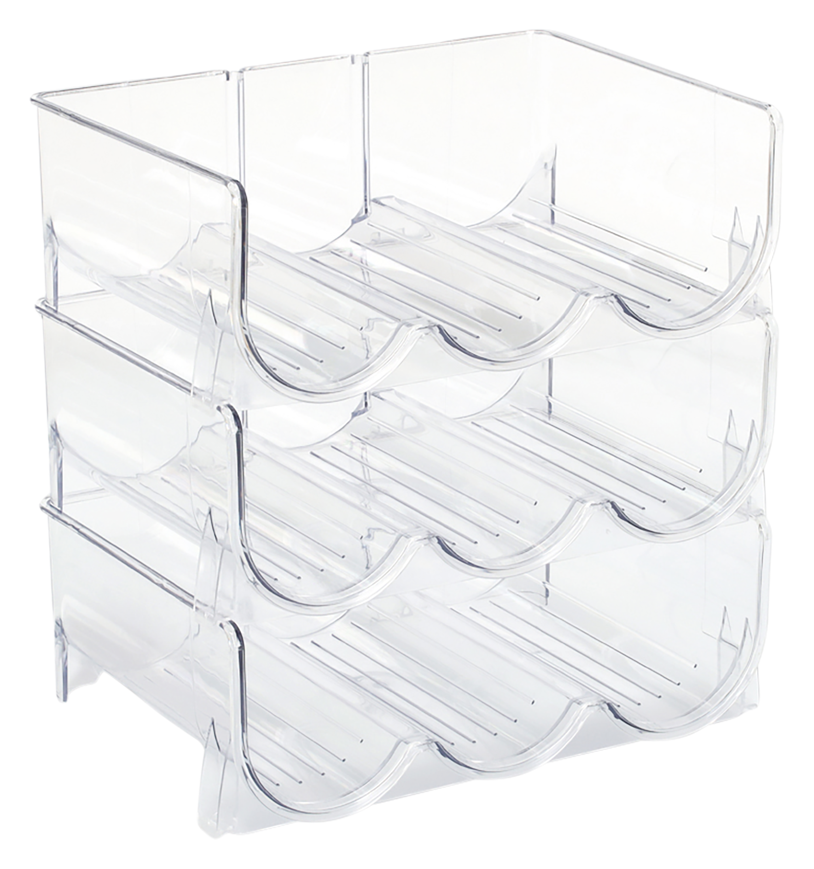 Flaschenregal tran. 28.5x20x10