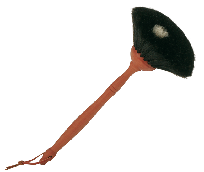 Staubwedel Ziegenhaar schwarz
