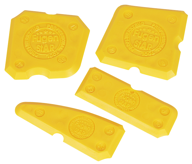 Fugenstar 4-teilig gelb Fugenstar 4-teilig gelb