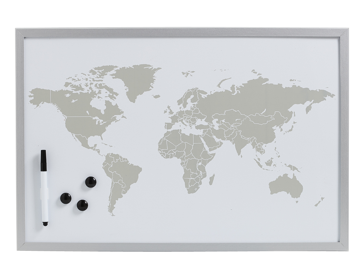 Magnet Memobord World 60x40cm