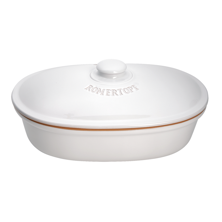 Brottopf oval weiss 40cm