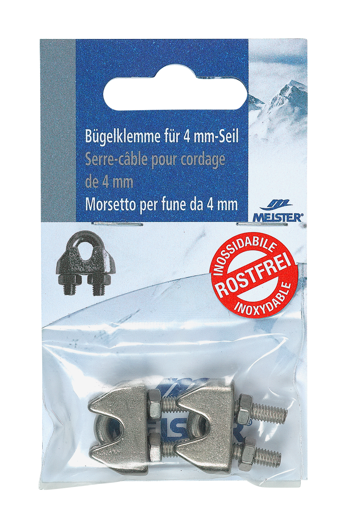 Bügelklemme ø4mm