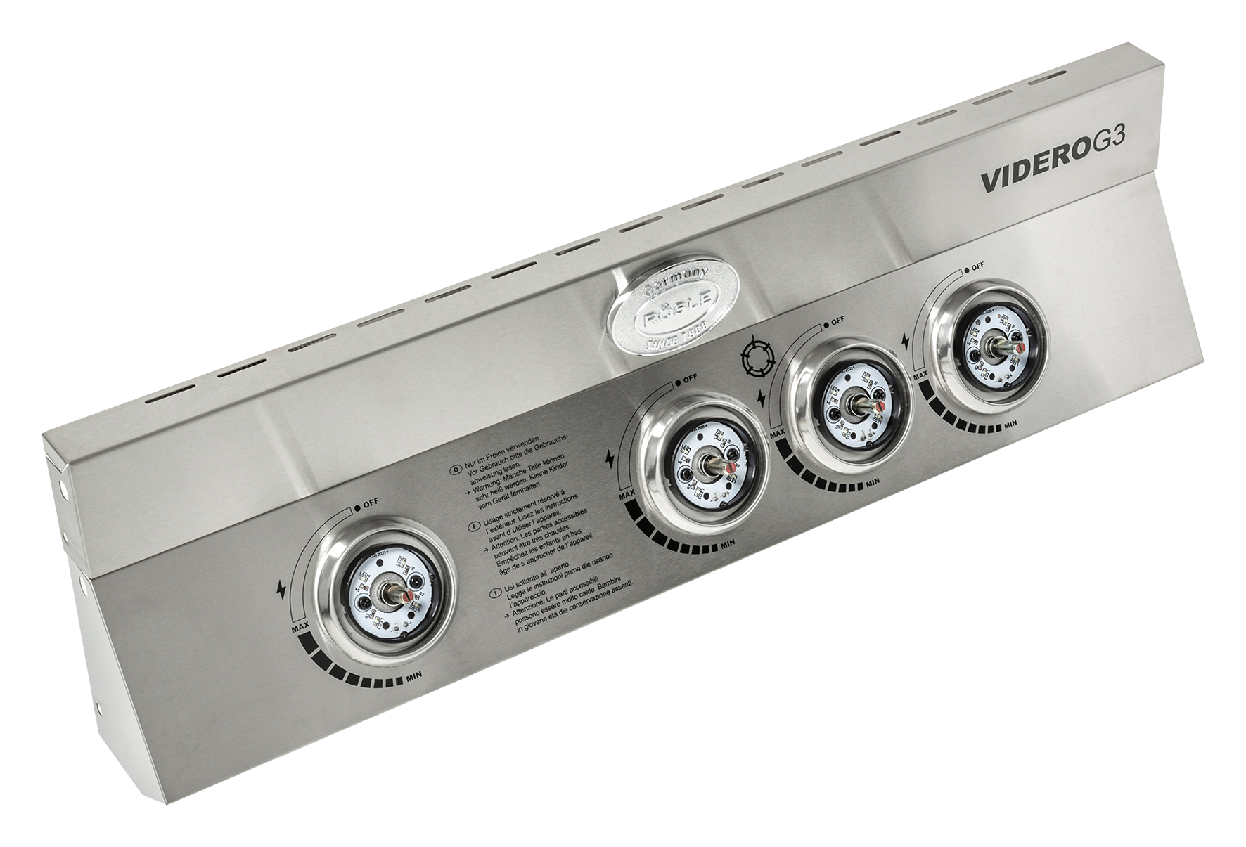 Bedienkonsole Videro G3 Inox