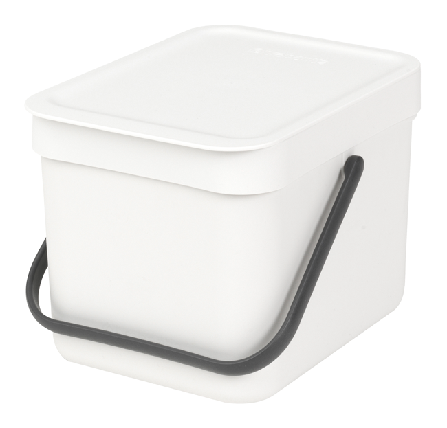Abfallbeh. Sort&Go white 6l Abfallbeh. Sort&Go white 6l