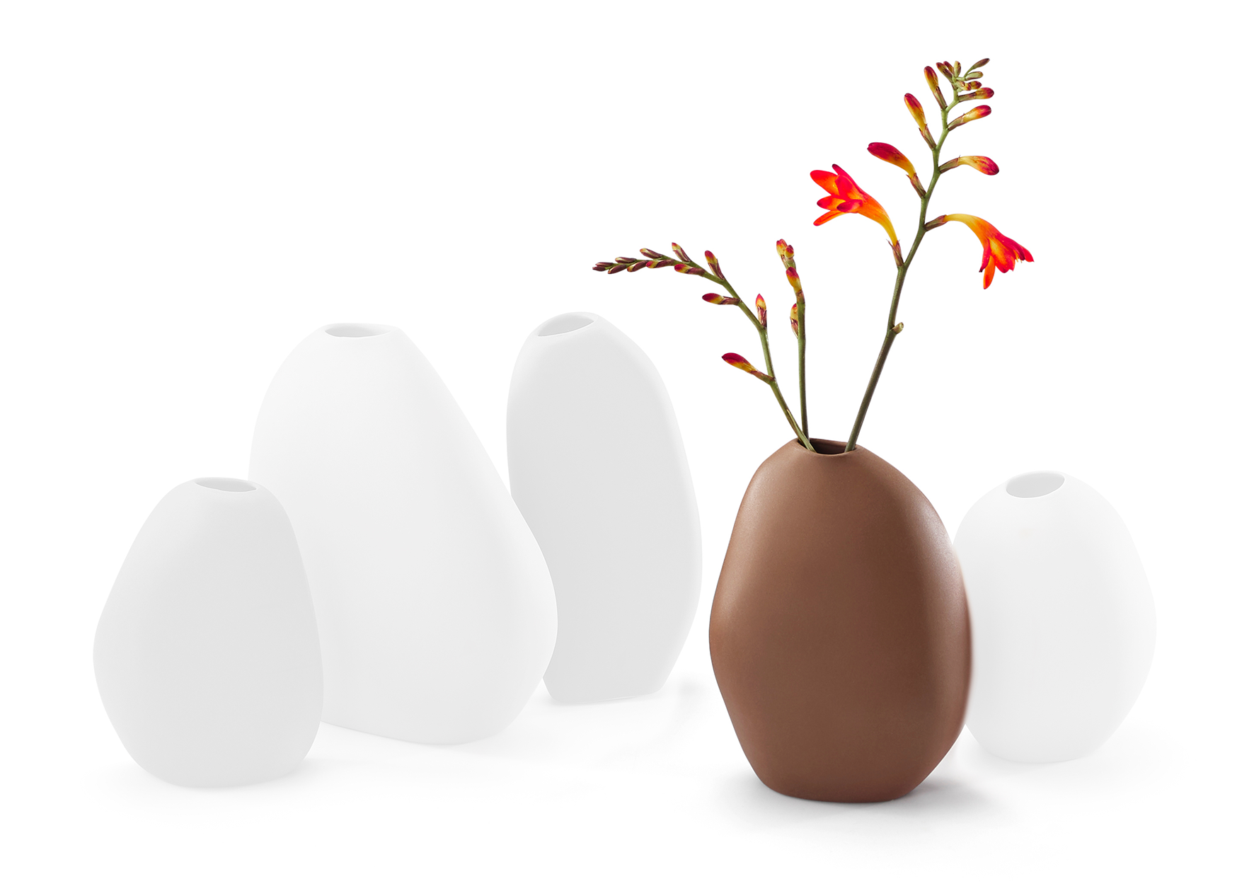 Vase Bud 9x5x13 nougat