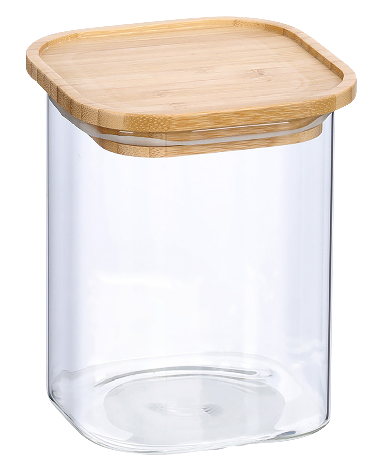 Vorratsglas m.Bambusd. 900ml
