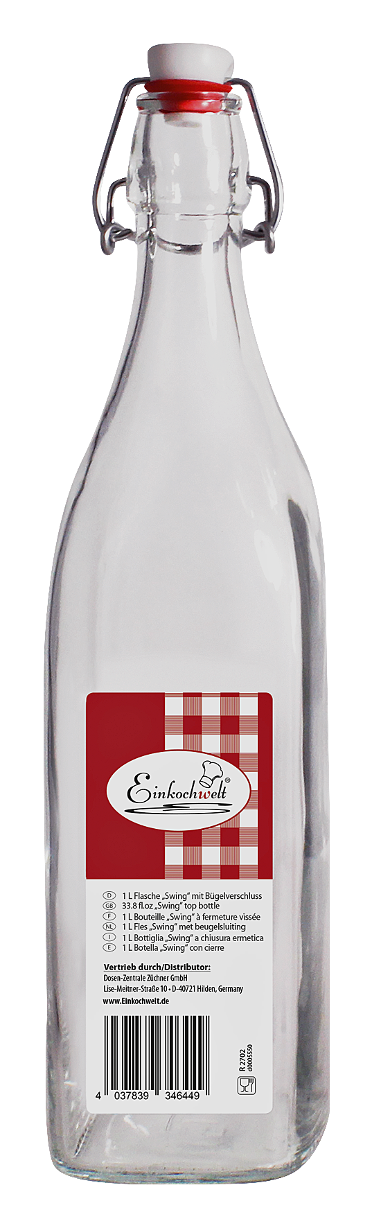 Bügelflasche Swing 1000ml Bügelflasche Swing 1000ml