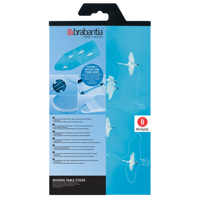 Bügeltischb. B m.Molton124x38