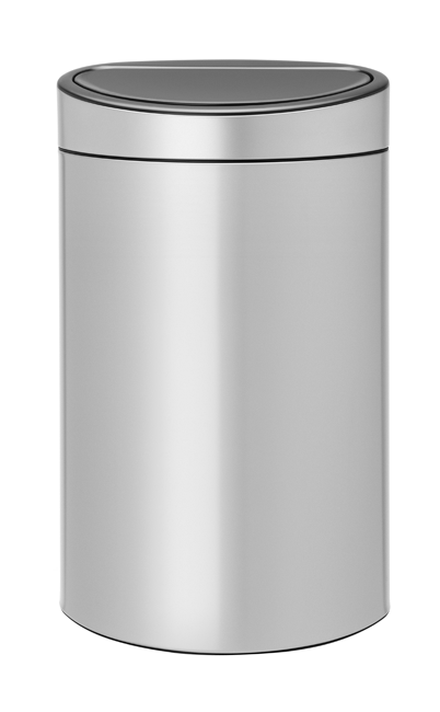 Abfallbeh.Touch met. grey 40l Abfallbeh.Touch met. grey 40l