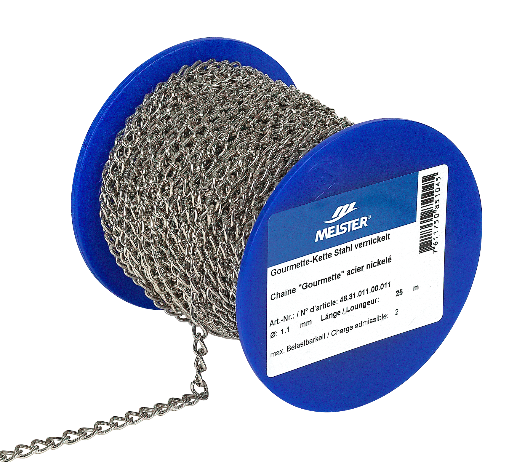 Gourmettekette ø1.1mm 10 kg Gourmettekette ø1.1mm 10 kg