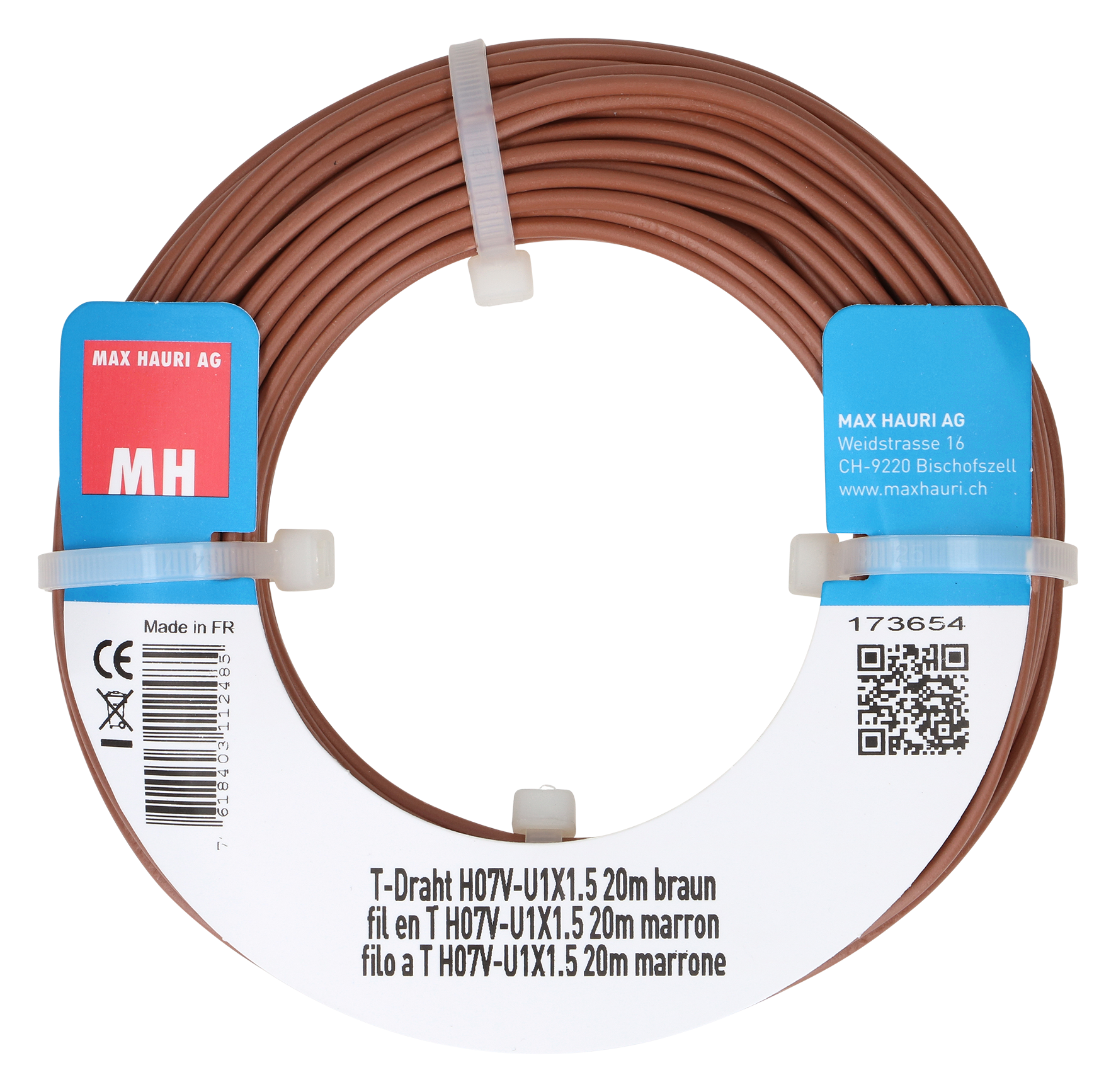 T-Draht 1.5 mm² 20 m br T-Draht 1.5 mm² 20 m br