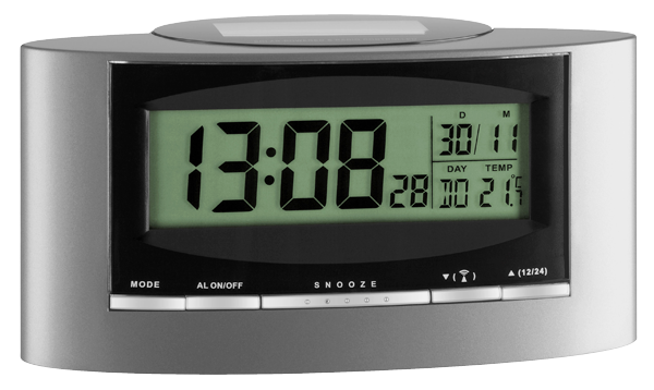 Funk-Wecker Solar m.Temperatur