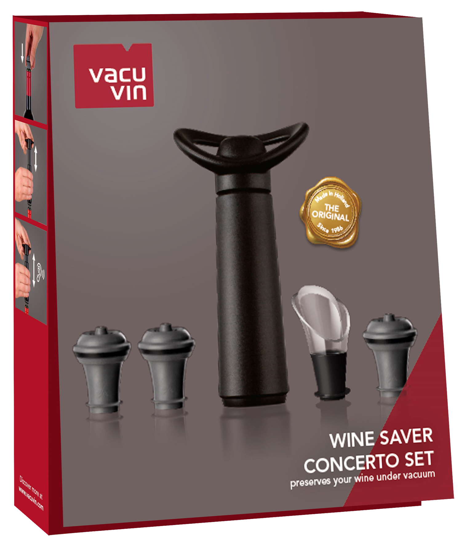 Weinpumpe Concerto Set 5tlg Weinpumpe Concerto Set 5tlg