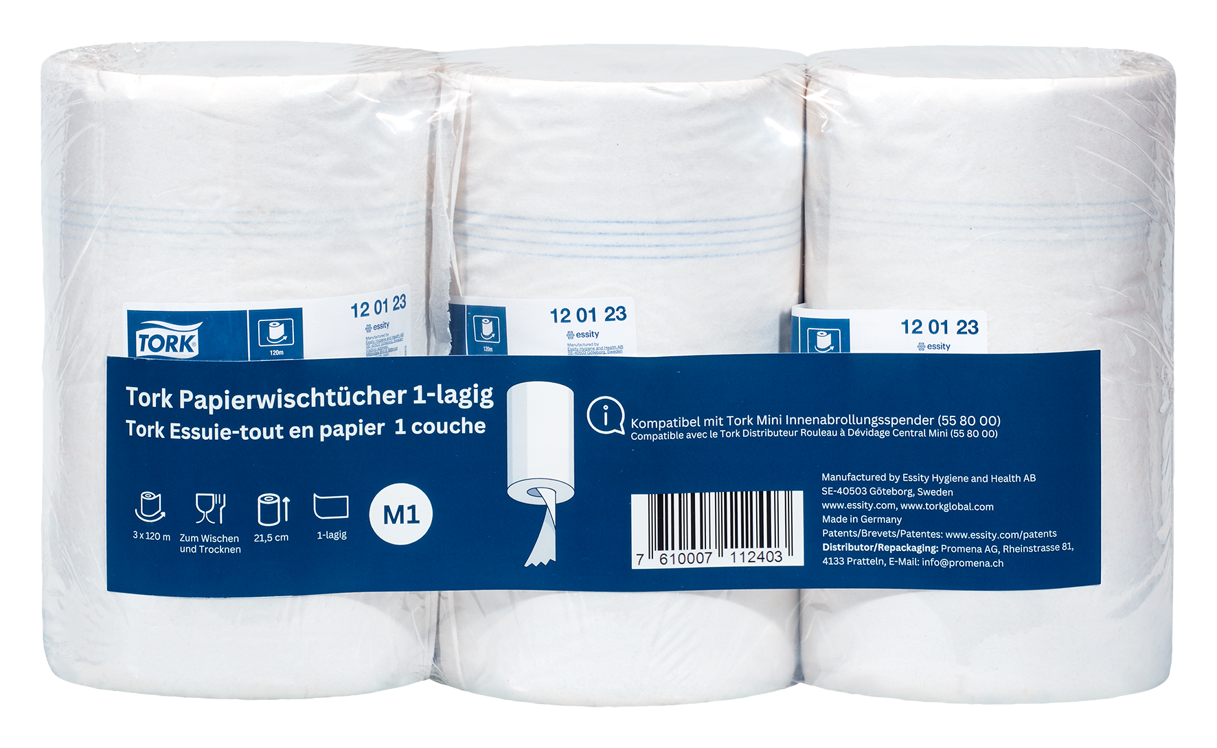 Papiernachfüllrollen 3er Pack