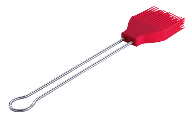 Marinierpinsel Silikon rot