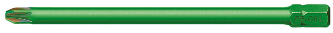 Pozidriv-Bit PB C6L.192/2-80 Pozidriv-Bit PB C6L.192/2-80