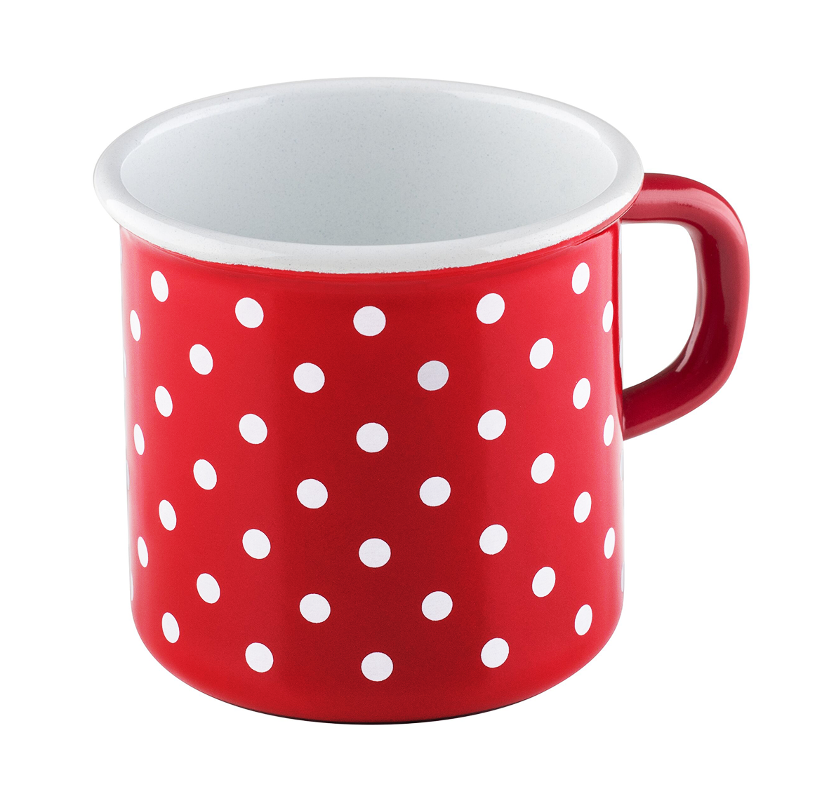 Tasse 375 ml Pünktchen rot