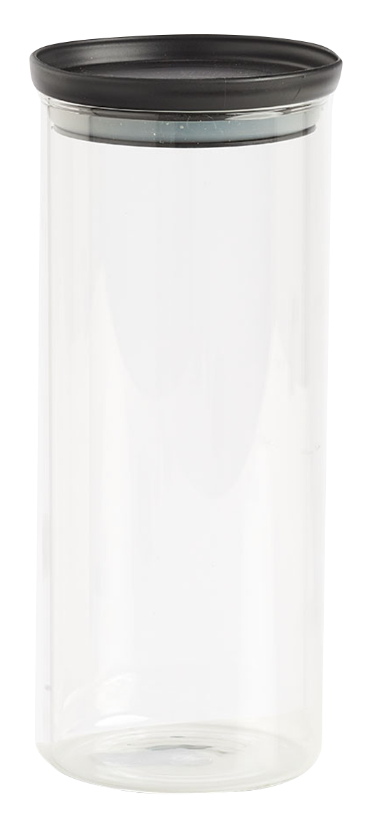 Vorratsglas m.D. schwarz 1.25l