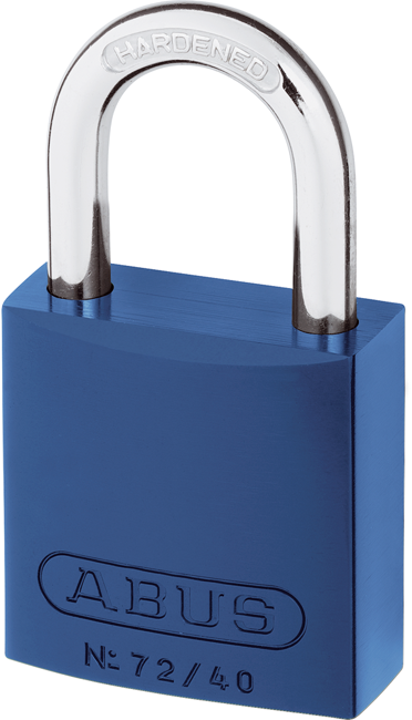 Hangschloss Aluminium 72/40 bl Hangschloss Aluminium 72/40 bl