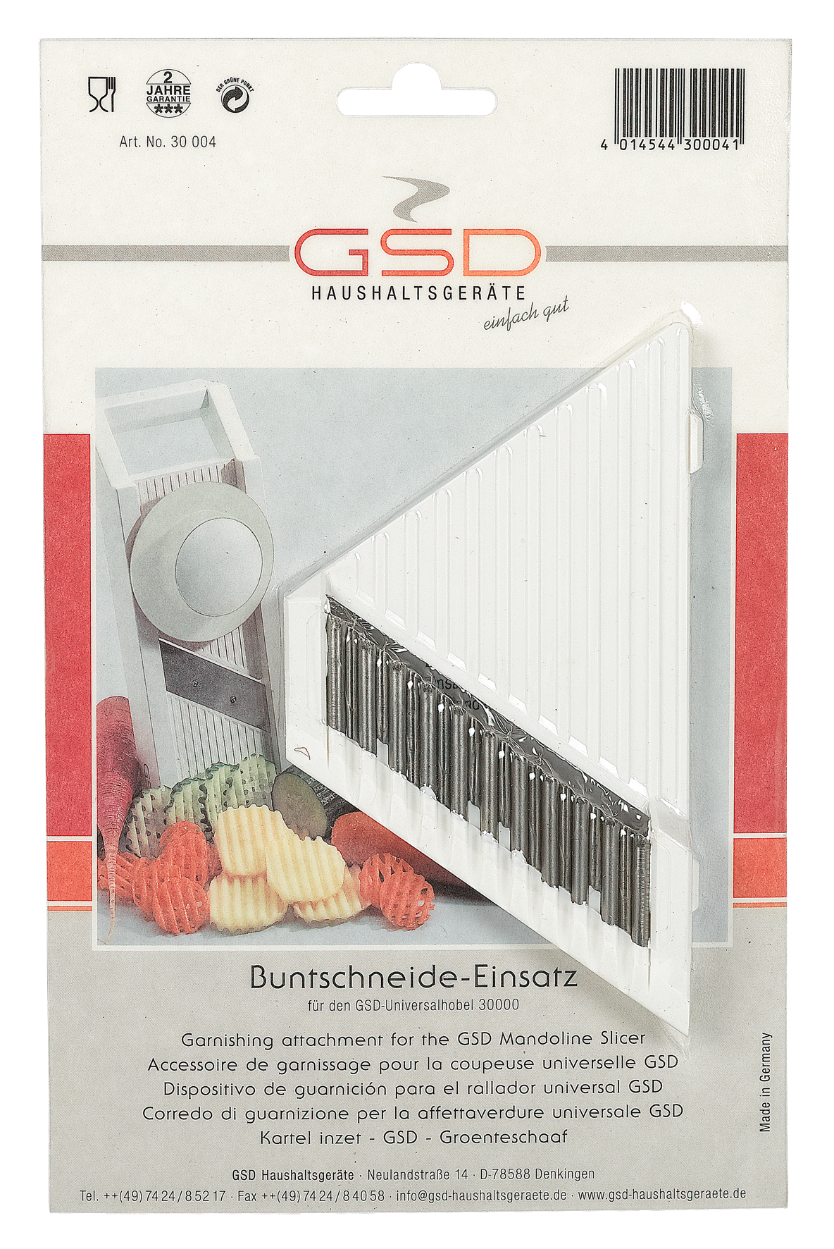 Buntschneideeinsatz zu Hobel