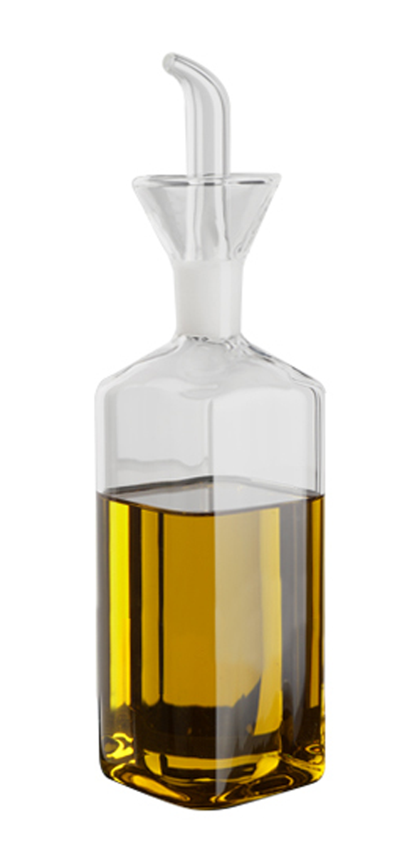 Ölflasche Glas eckig 250ml