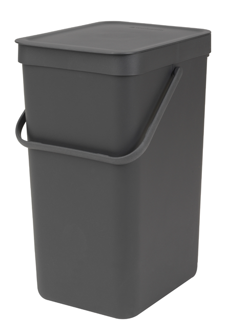 Abfallbeh. Sort&Go grey 16l Abfallbeh. Sort&Go grey 16l