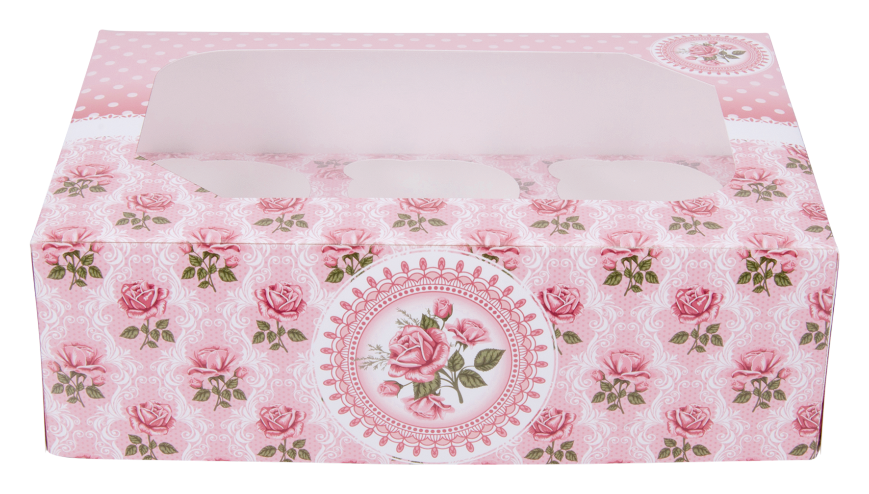 Cupcakebox Rosengarten 2x6St Cupcakebox Rosengarten 2x6St