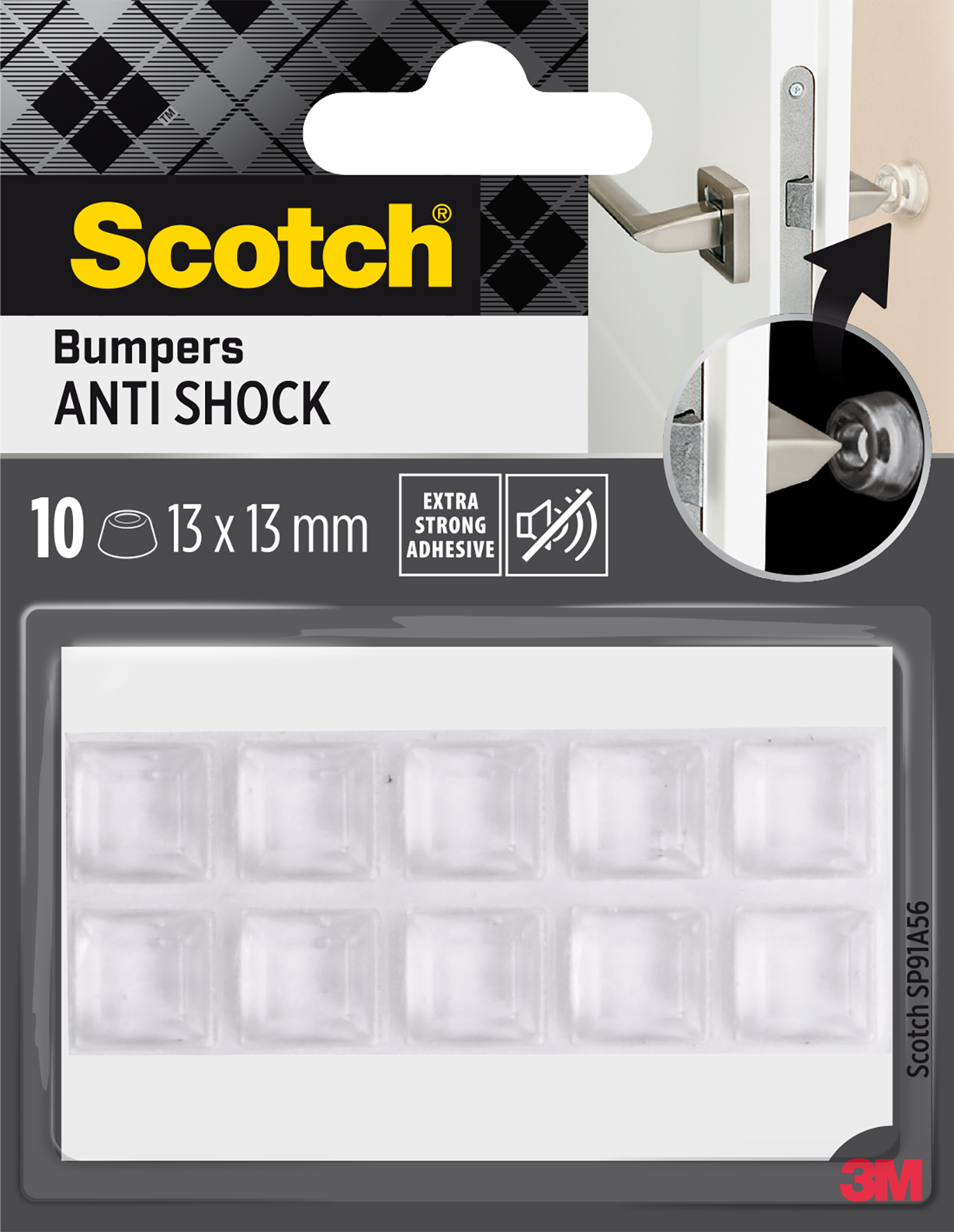 Schutzp.Bum. 13mm 10St. trans.