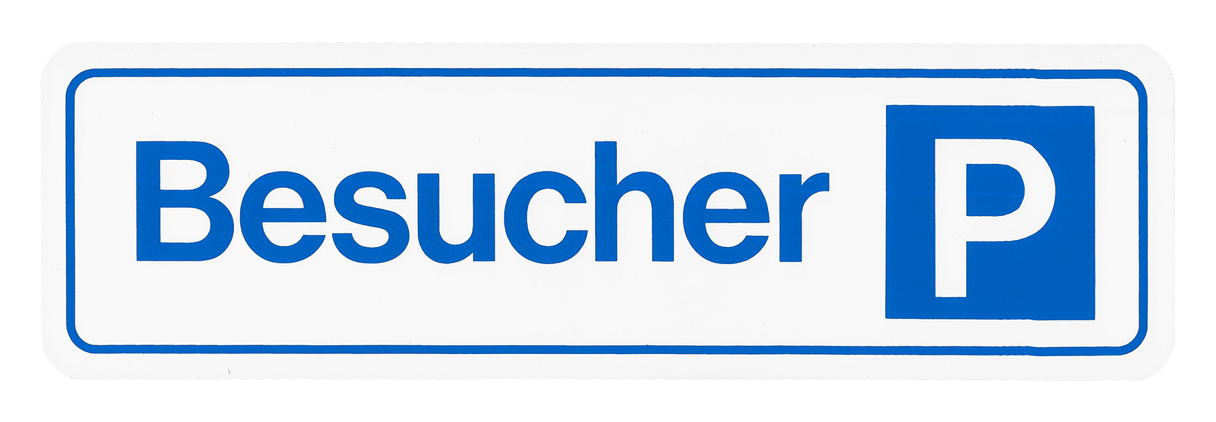 Schild BESUCHER P Kun 330x95 Schild BESUCHER P Kun 330x95