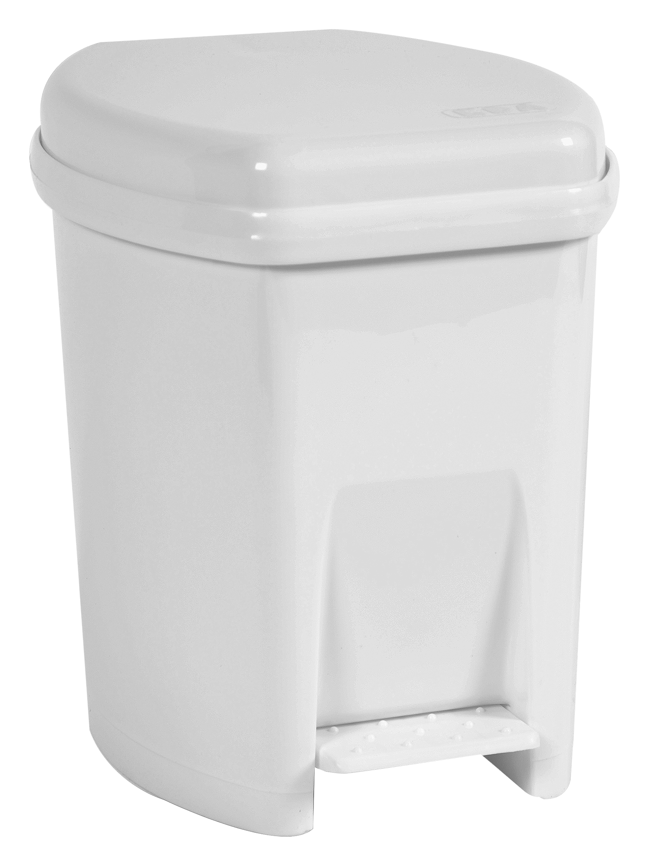 Treteimer 6 l weiss