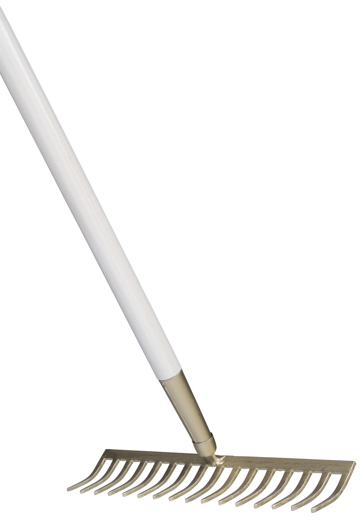 Gartenrechen 16 Zinken gebogen