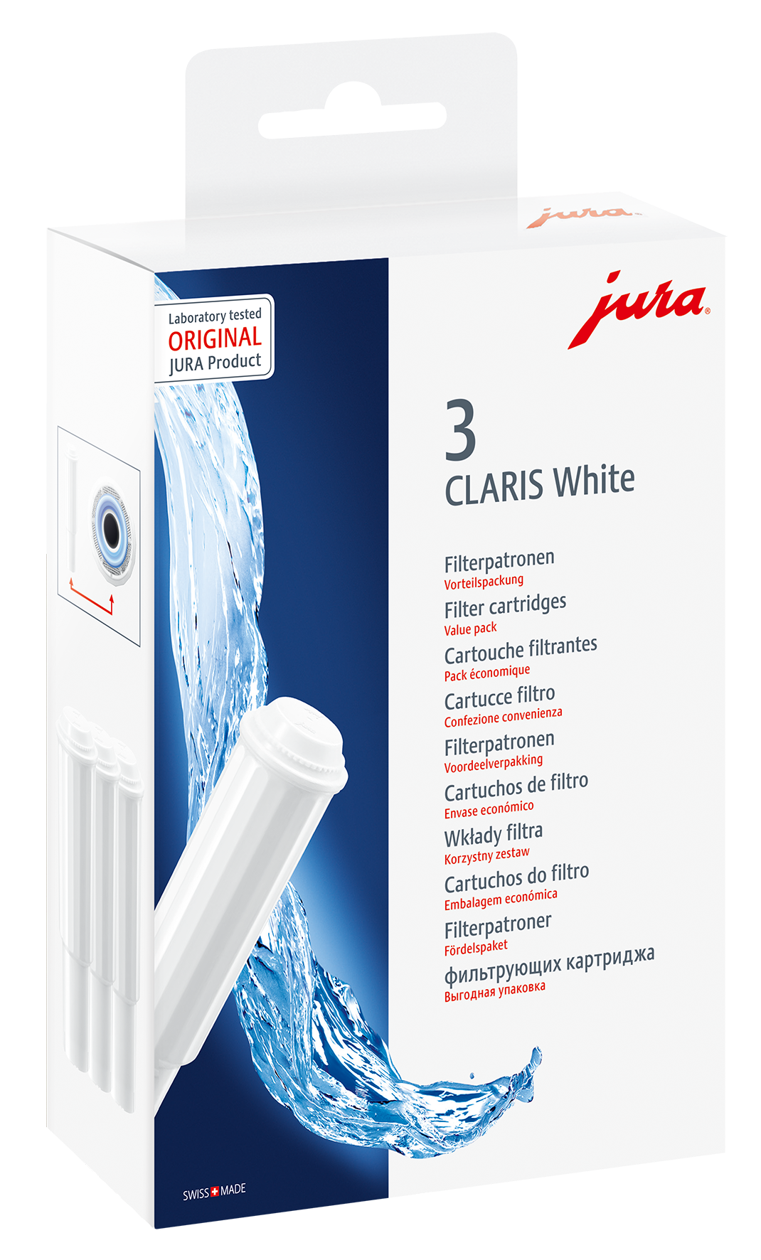 Filterpatrone Claris white 3St