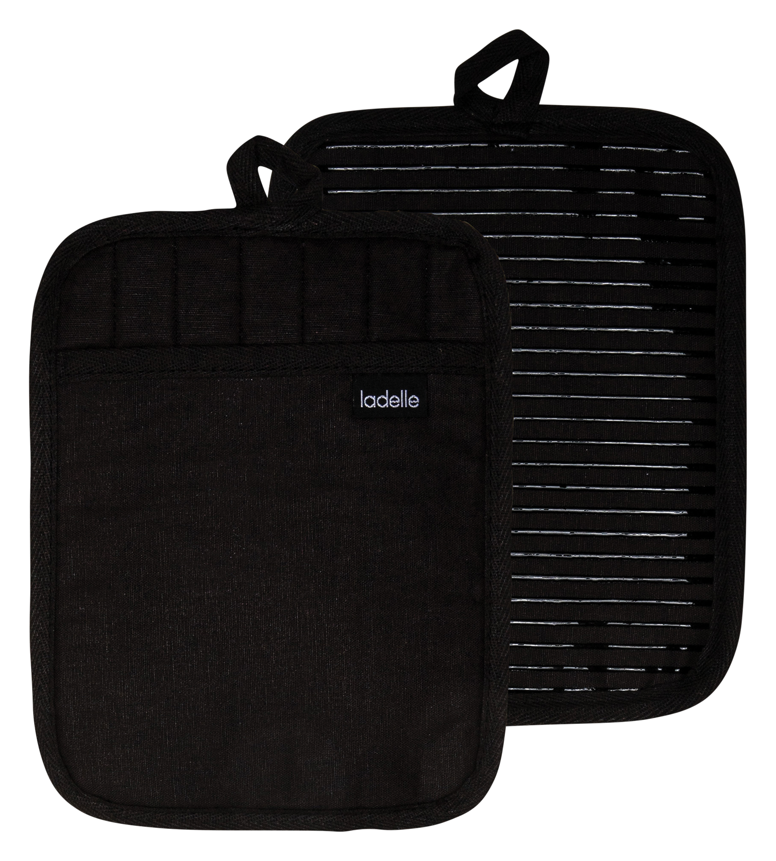 Topflappen black 19x24.5 2Stk. Topflappen black 19x24.5 2Stk.